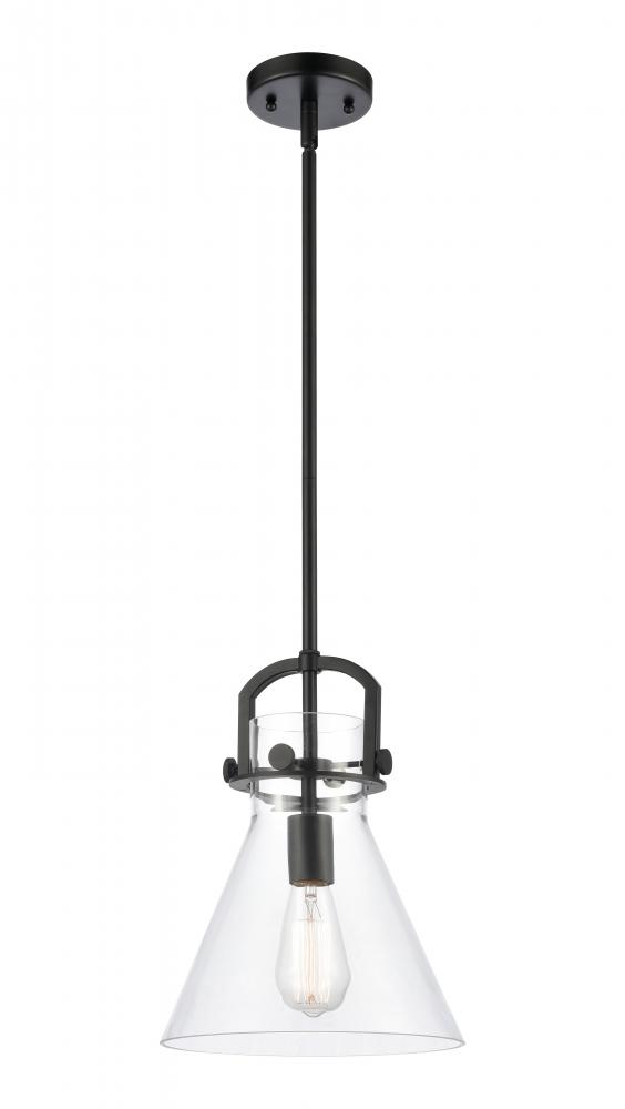 Newton Cone - 1 Light - 10 inch - Brushed Brass - Mini Pendant