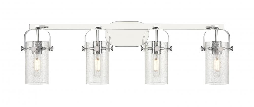 Pilaster - 4 Light - 35 inch - Polished Chrome - Bath Vanity Light