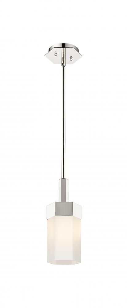 Claverack - 1 Light - 6 inch - Polished Nickel - Pendant