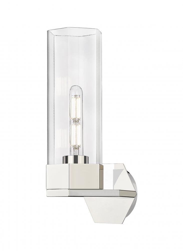 Claverack - 1 Light - 6 inch - Polished Nickel - Sconce