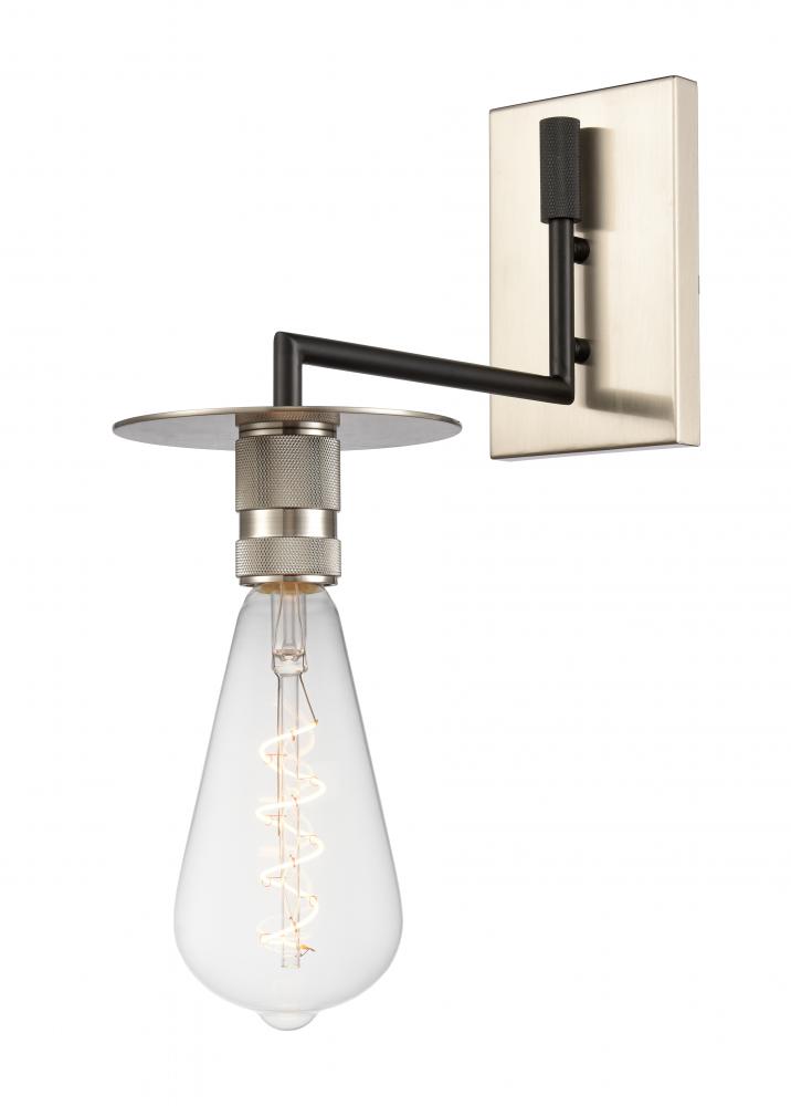 Aurora - 1 Light - 6 inch - Black Satin Nickel - Sconce