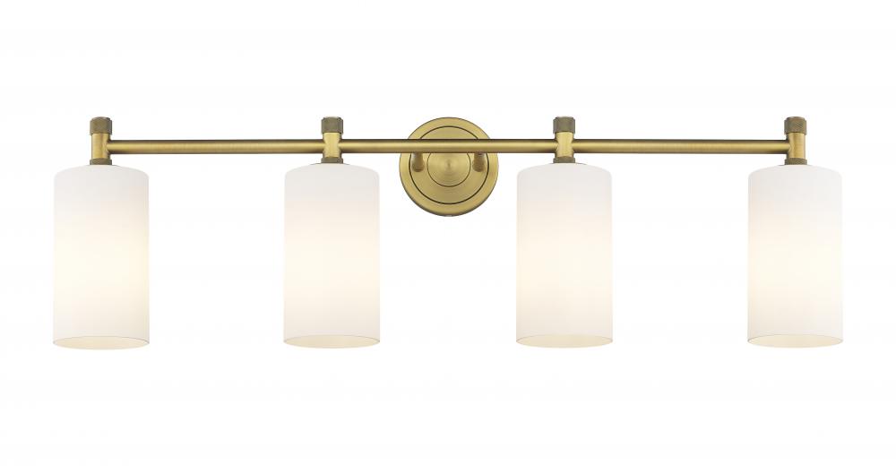 Crown Point - 4 Light - 34 inch - Brushed Brass - Bath Vanity Light