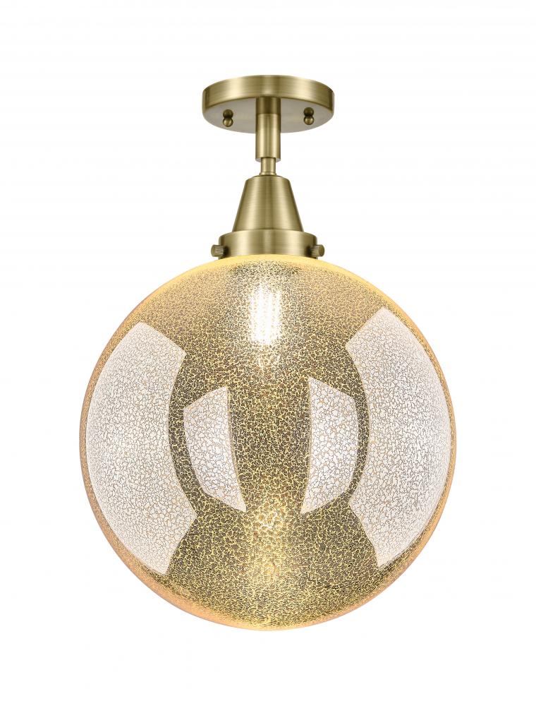 Beacon - 1 Light - 12 inch - Antique Brass - Flush Mount