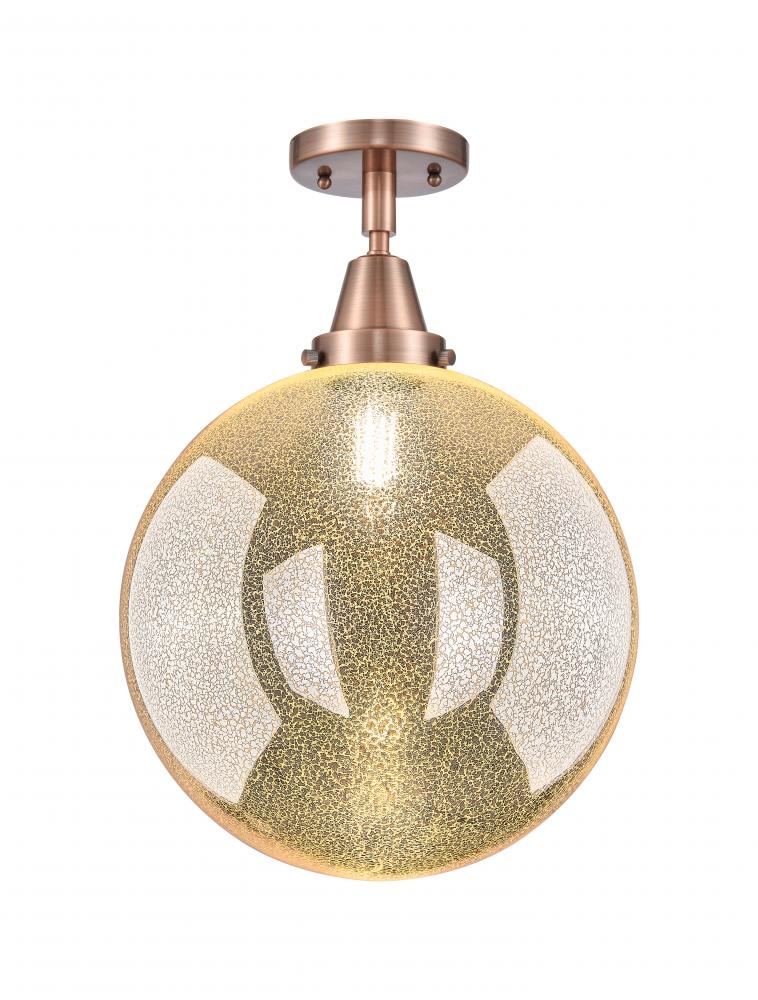 Beacon - 1 Light - 12 inch - Antique Copper - Flush Mount
