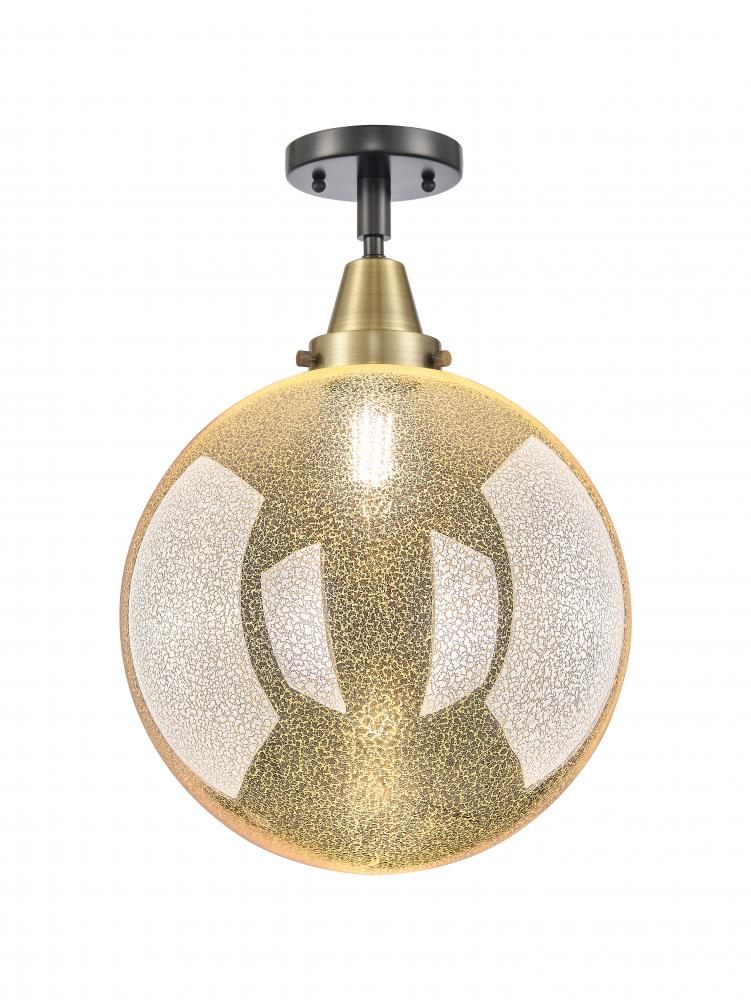 Beacon - 1 Light - 12 inch - Black Antique Brass - Flush Mount