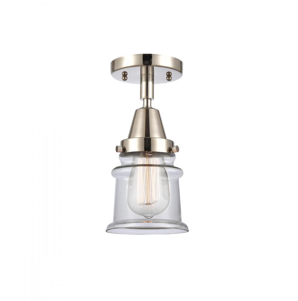 Canton - 1 Light - 6 inch - Polished Nickel - Flush Mount