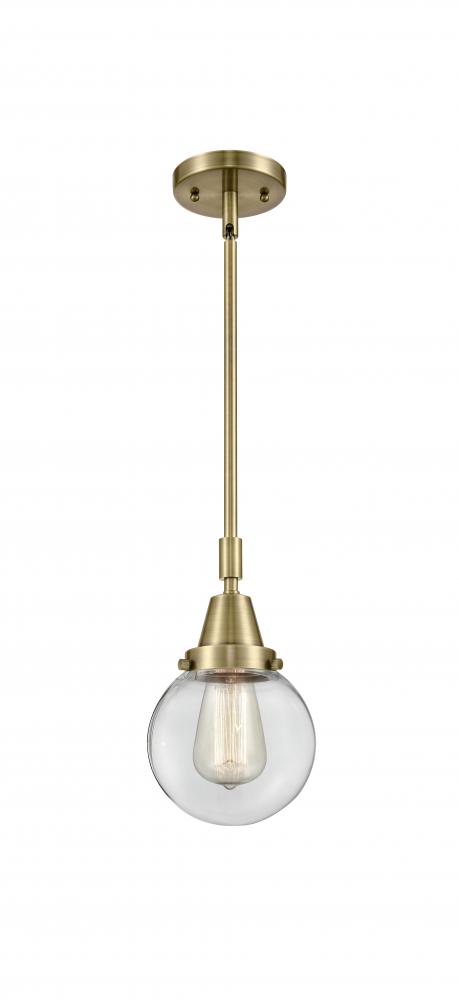 Beacon - 1 Light - 6 inch - Antique Brass - Mini Pendant