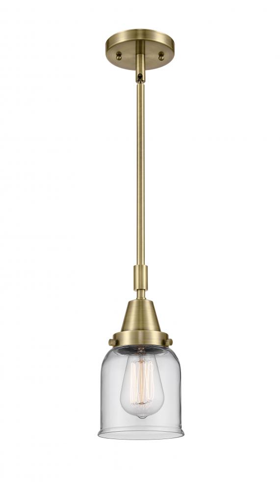 Bell - 1 Light - 5 inch - Antique Brass - Mini Pendant