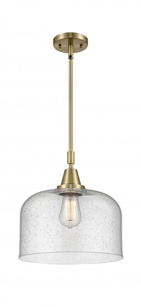 Bell - 1 Light - 12 inch - Antique Brass - Mini Pendant