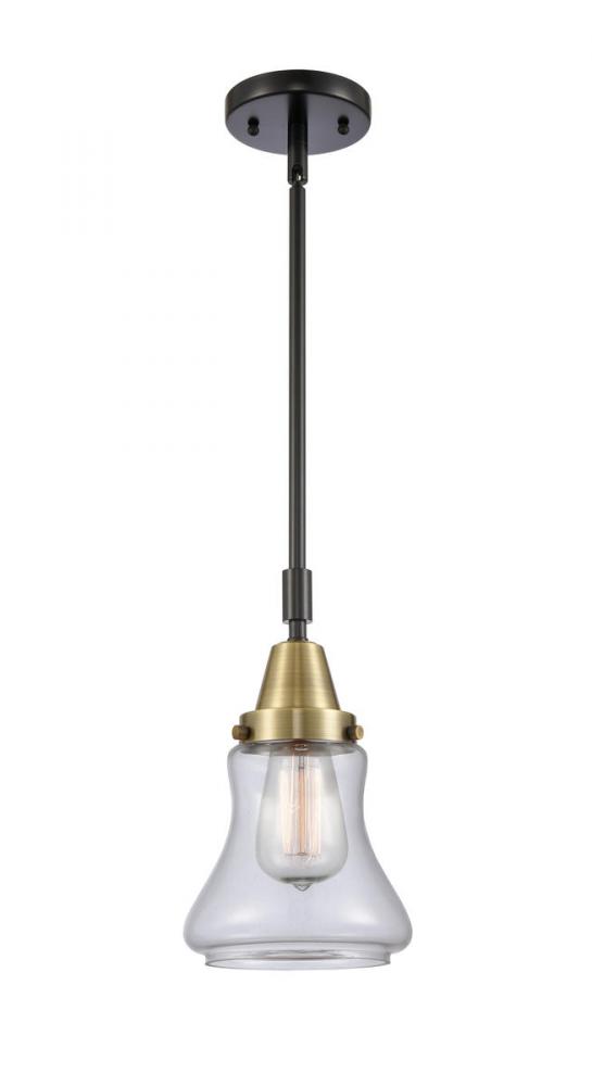 Bellmont - 1 Light - 7 inch - Black Antique Brass - Mini Pendant