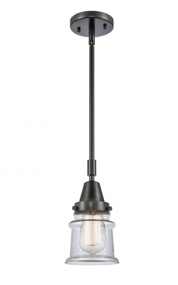 Canton - 1 Light - 7 inch - Matte Black - Mini Pendant