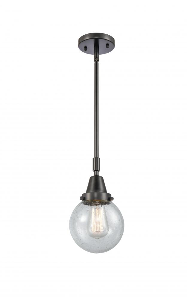 Beacon - 1 Light - 6 inch - Matte Black - Mini Pendant