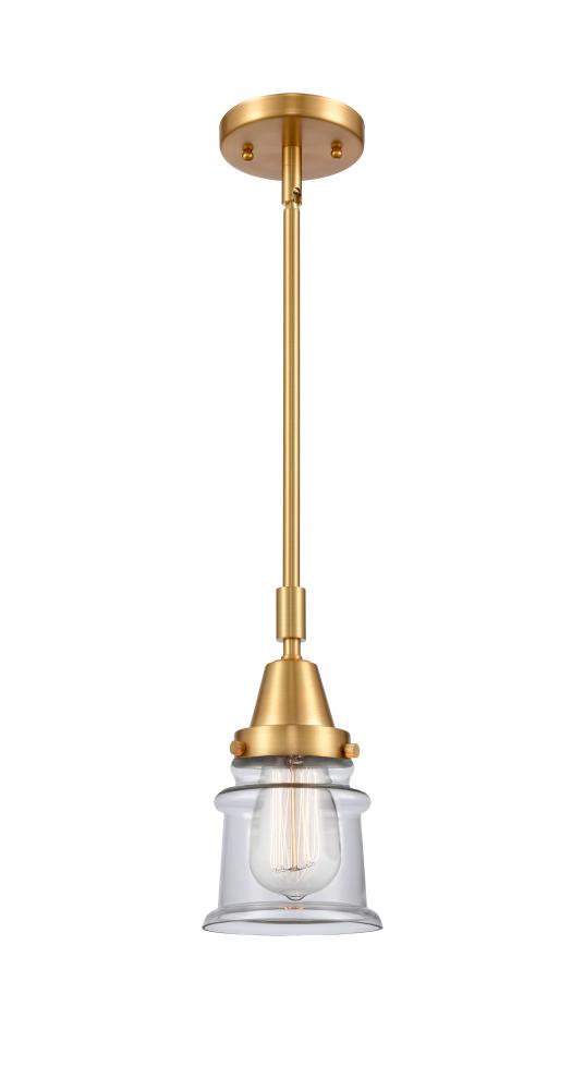 Canton - 1 Light - 7 inch - Satin Gold - Mini Pendant