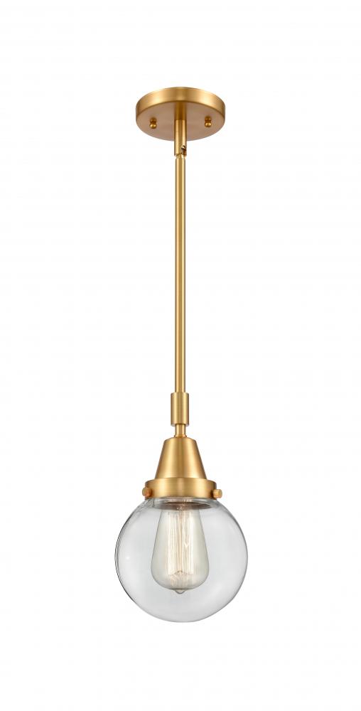 Beacon - 1 Light - 6 inch - Satin Gold - Mini Pendant