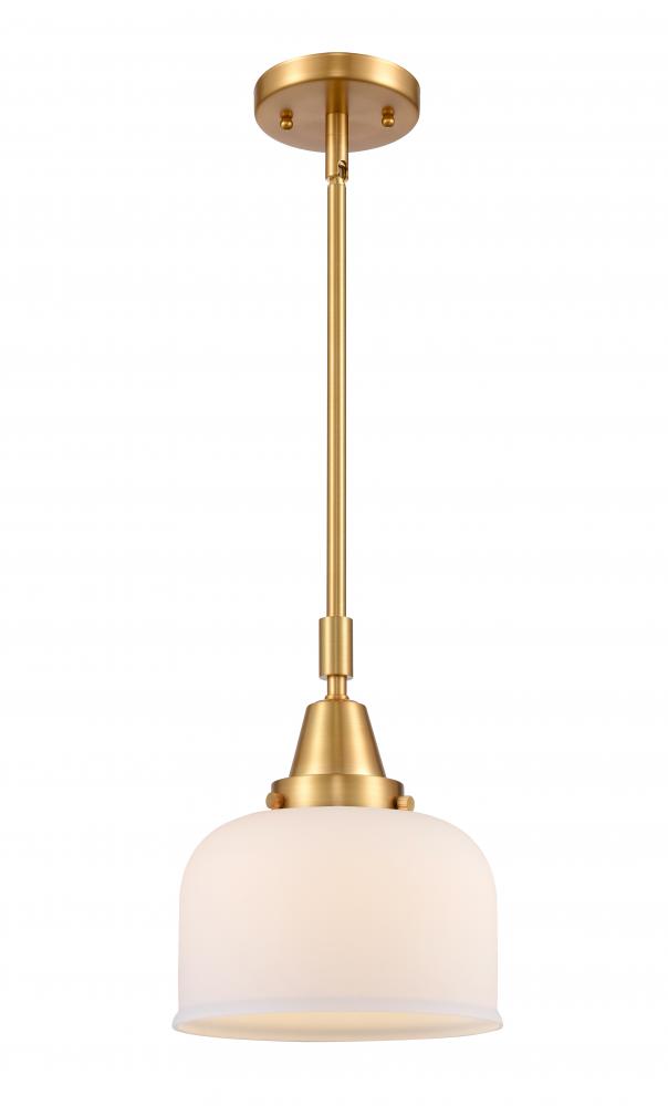 Bell - 1 Light - 8 inch - Satin Gold - Mini Pendant