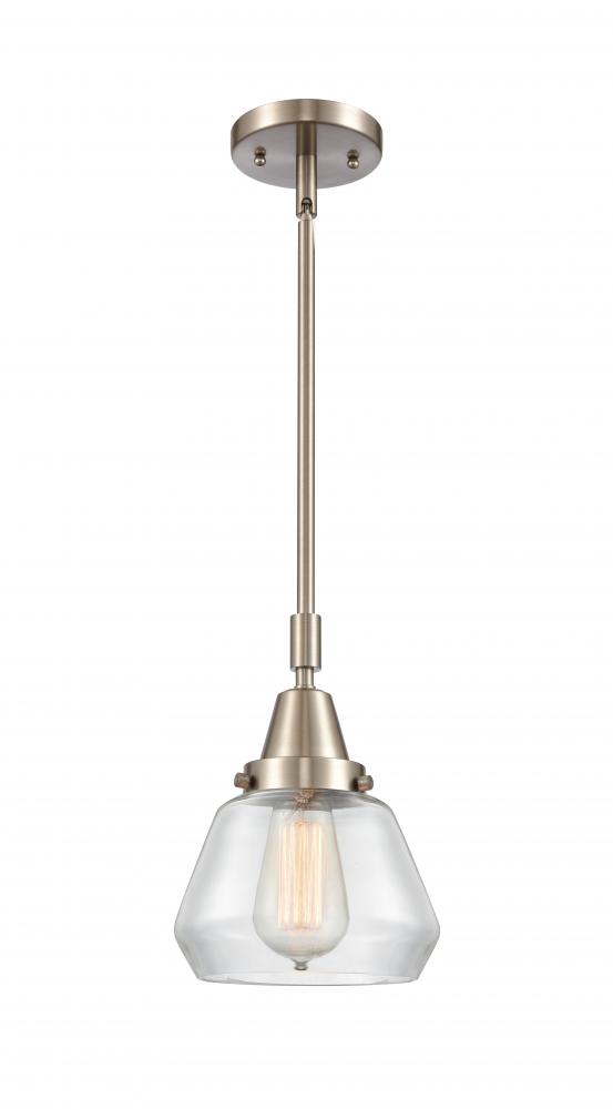 Fulton - 1 Light - 7 inch - Brushed Satin Nickel - Mini Pendant