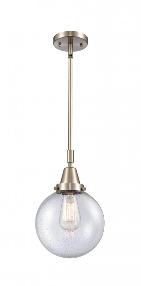 Beacon - 1 Light - 8 inch - Brushed Satin Nickel - Mini Pendant