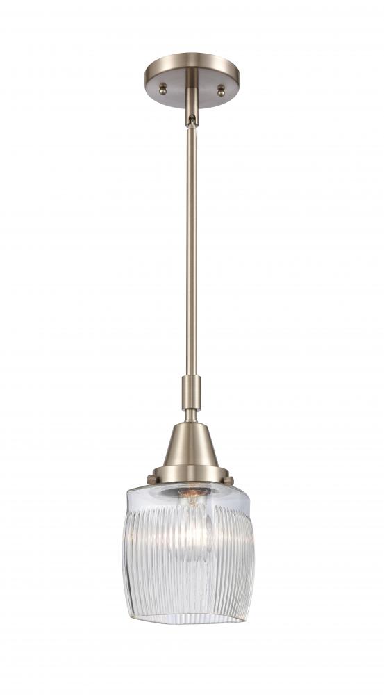 Colton - 1 Light - 6 inch - Brushed Satin Nickel - Mini Pendant