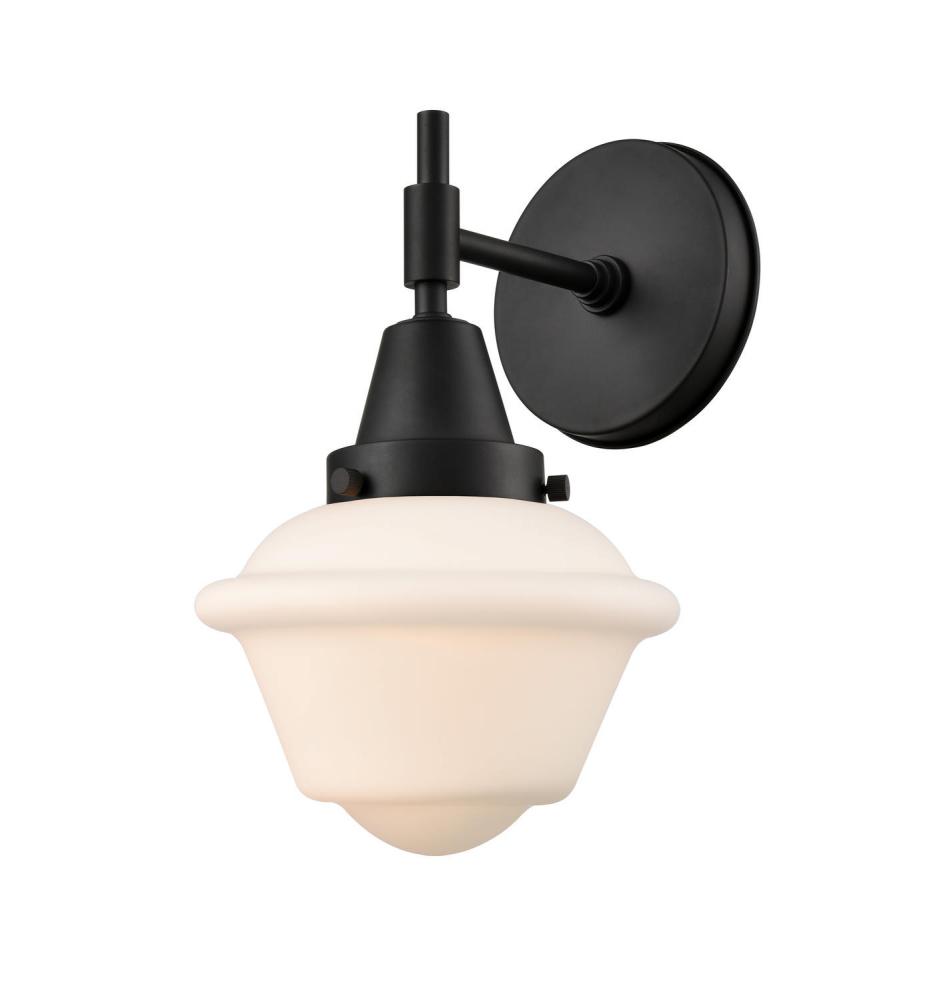 Oxford - 1 Light - 8 inch - Matte Black - Sconce