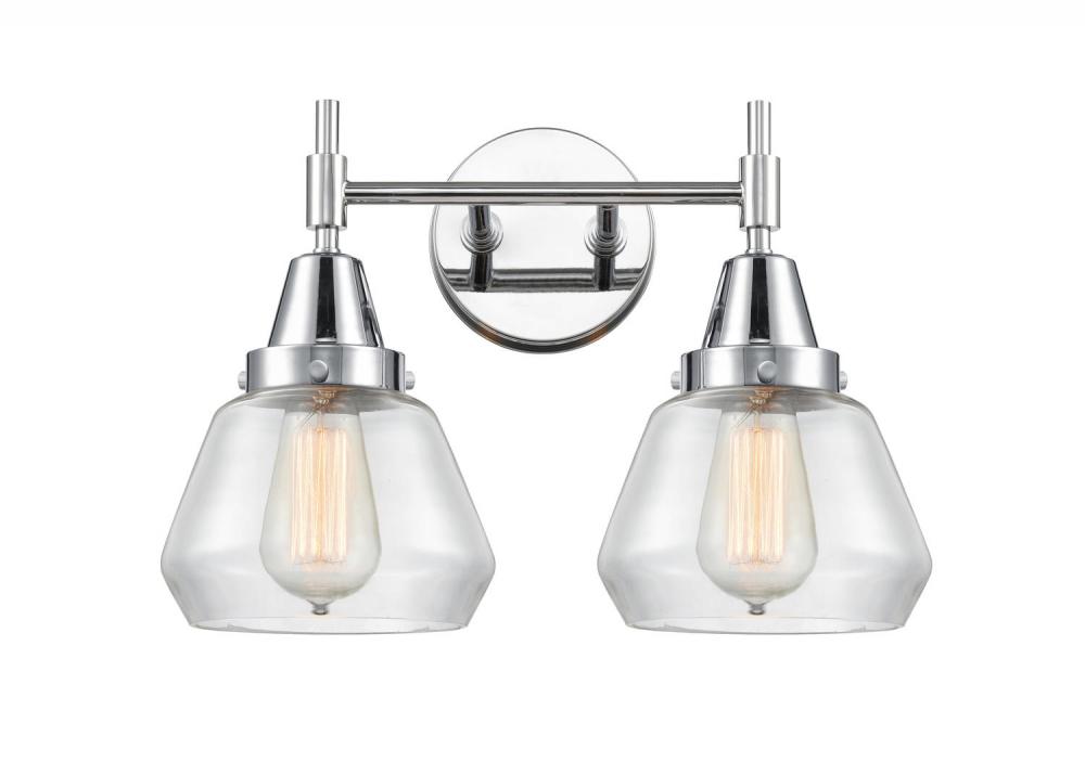 Fulton - 2 Light - 16 inch - Polished Chrome - Bath Vanity Light