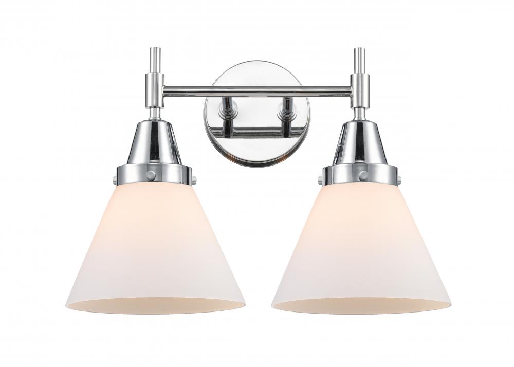 Cone - 2 Light - 17 inch - Polished Chrome - Bath Vanity Light