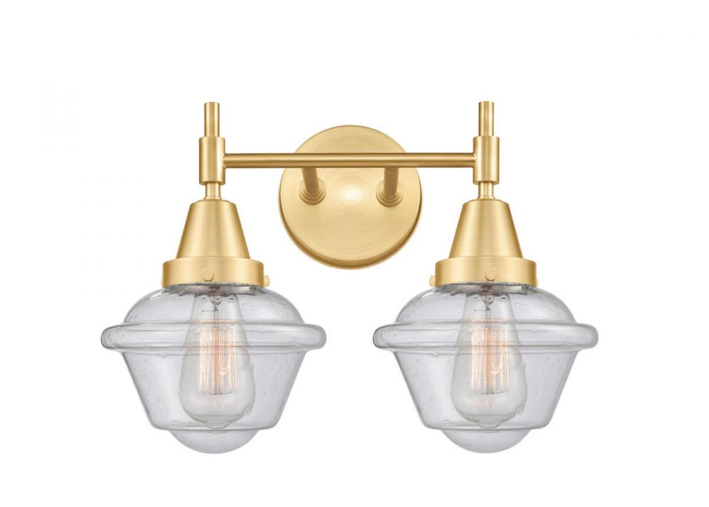 Oxford - 2 Light - 17 inch - Satin Gold - Bath Vanity Light