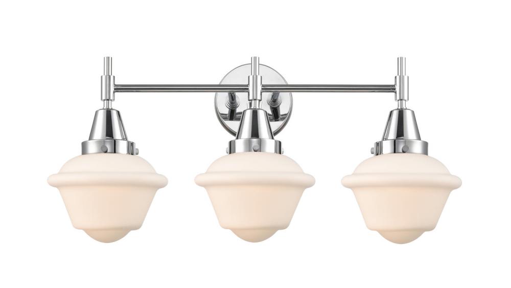 Oxford - 3 Light - 26 inch - Polished Chrome - Bath Vanity Light