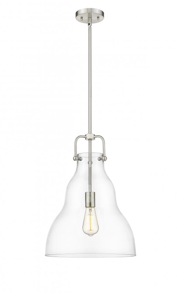 Haverhill - 1 Light - 14 inch - Brushed Satin Nickel - Stem hung - Pendant