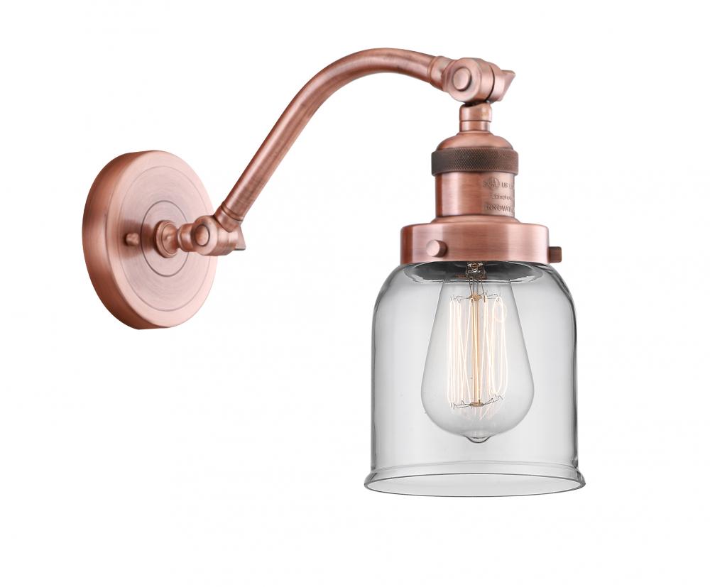 Bell - 1 Light - 5 inch - Antique Copper - Adjustable Sconce