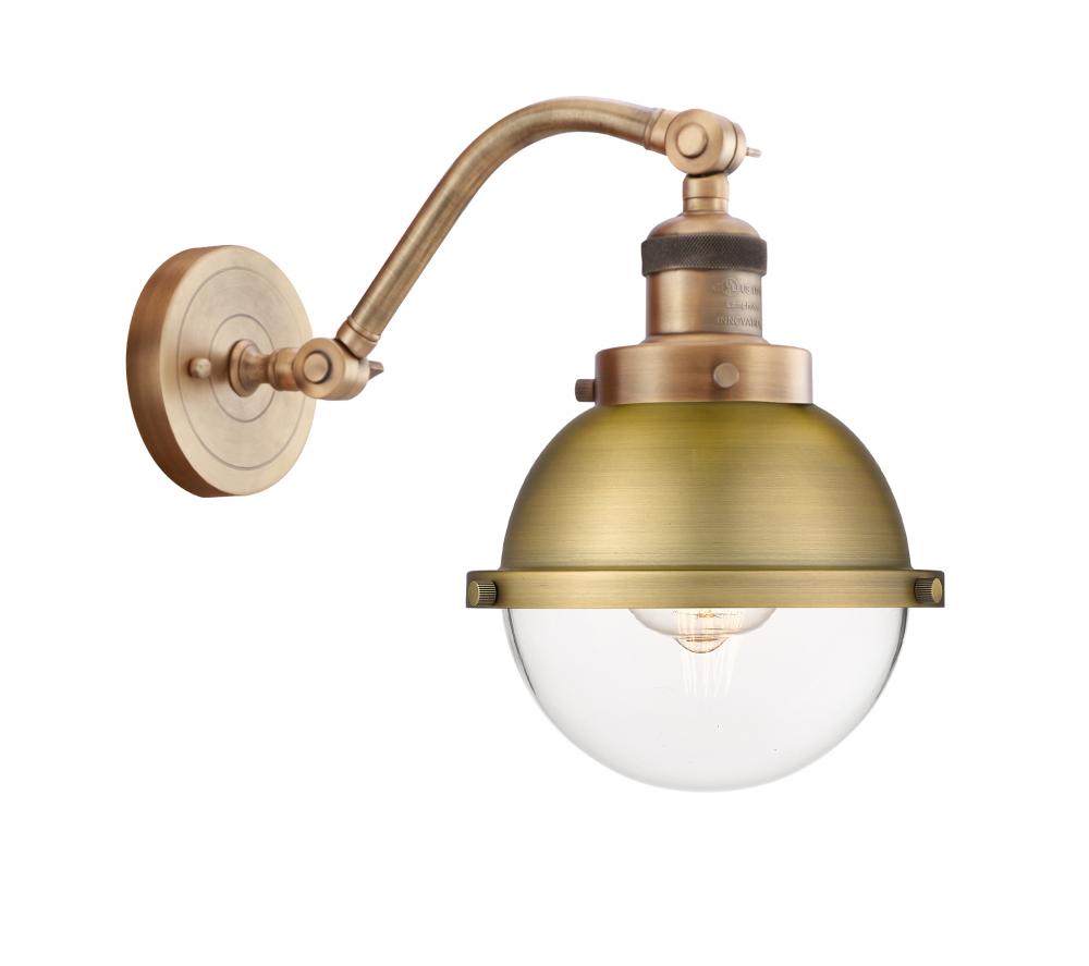 Hampden - 1 Light - 7 inch - Brushed Brass - Sconce