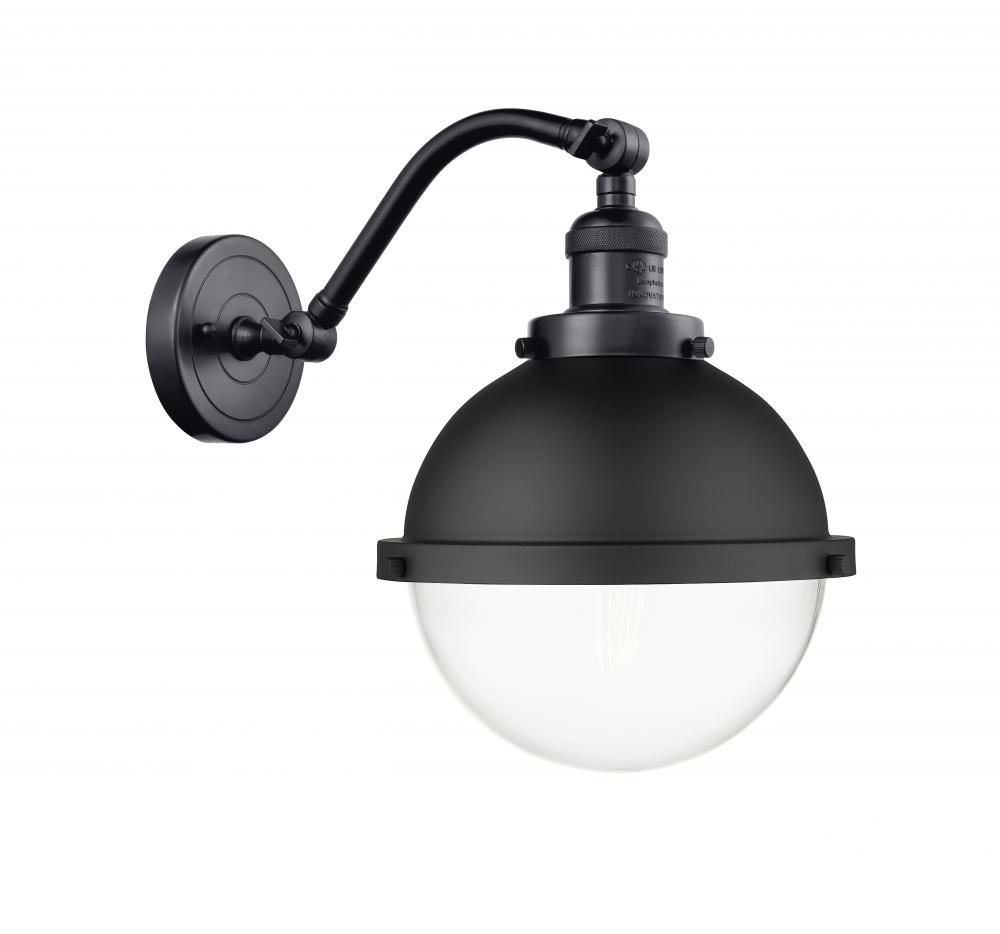 Hampden - 1 Light - 9 inch - Matte Black - Sconce