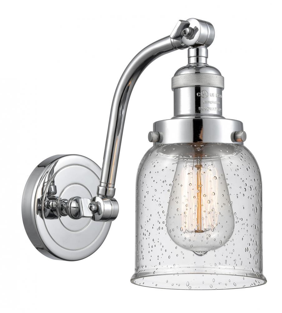 Bell - 1 Light - 5 inch - Polished Chrome - Adjustable Sconce
