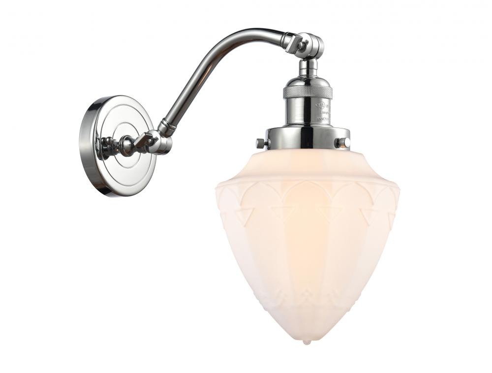 Bullet - 1 Light - 7 inch - Polished Chrome - Sconce