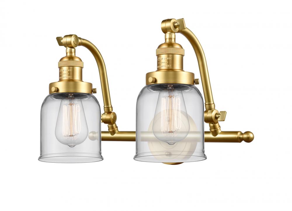 Bell - 2 Light - 18 inch - Satin Gold - Bath Vanity Light