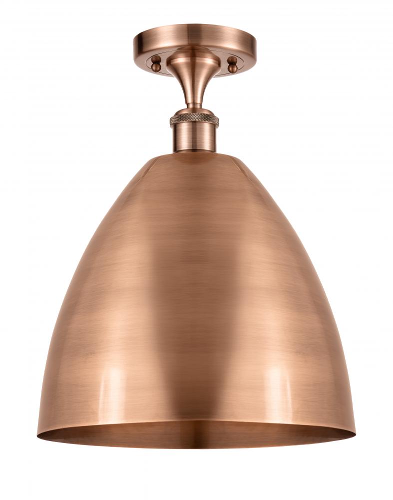 Bristol - 1 Light - 12 inch - Antique Copper - Semi-Flush Mount