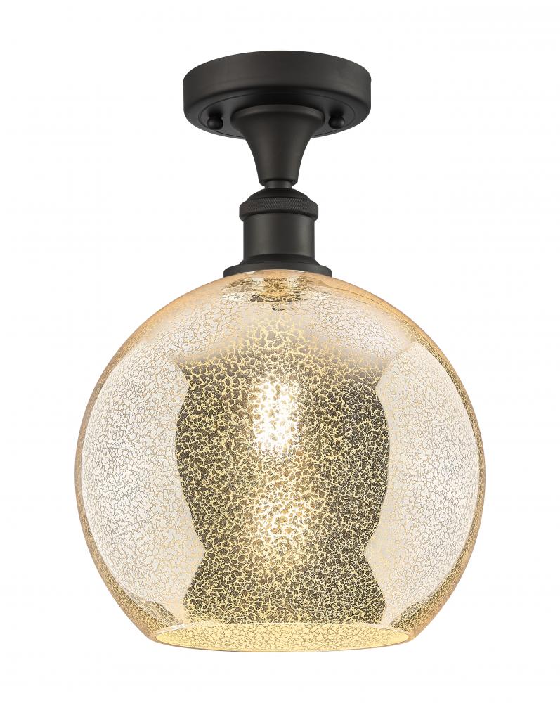 Athens - 1 Light - 10 inch - Oil Rubbed Bronze - Semi-Flush Mount