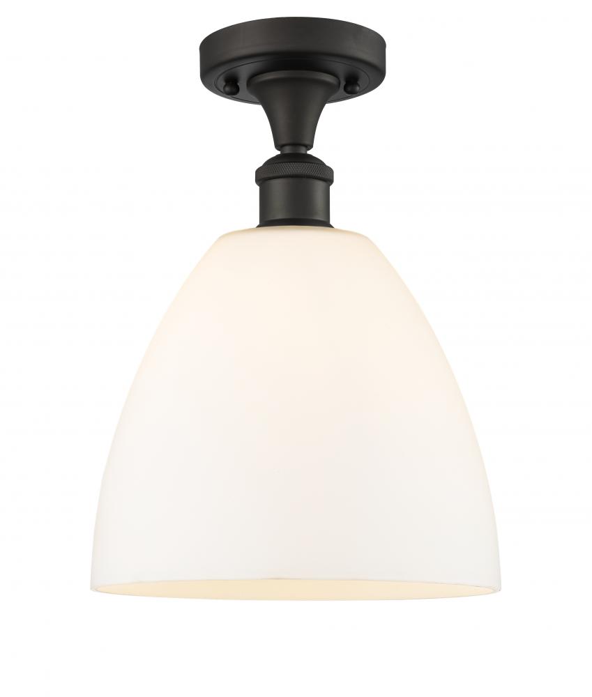 Bristol - 1 Light - 9 inch - Oil Rubbed Bronze - Semi-Flush Mount