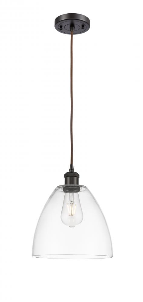 Bristol - 1 Light - 9 inch - Oil Rubbed Bronze - Cord hung - Mini Pendant