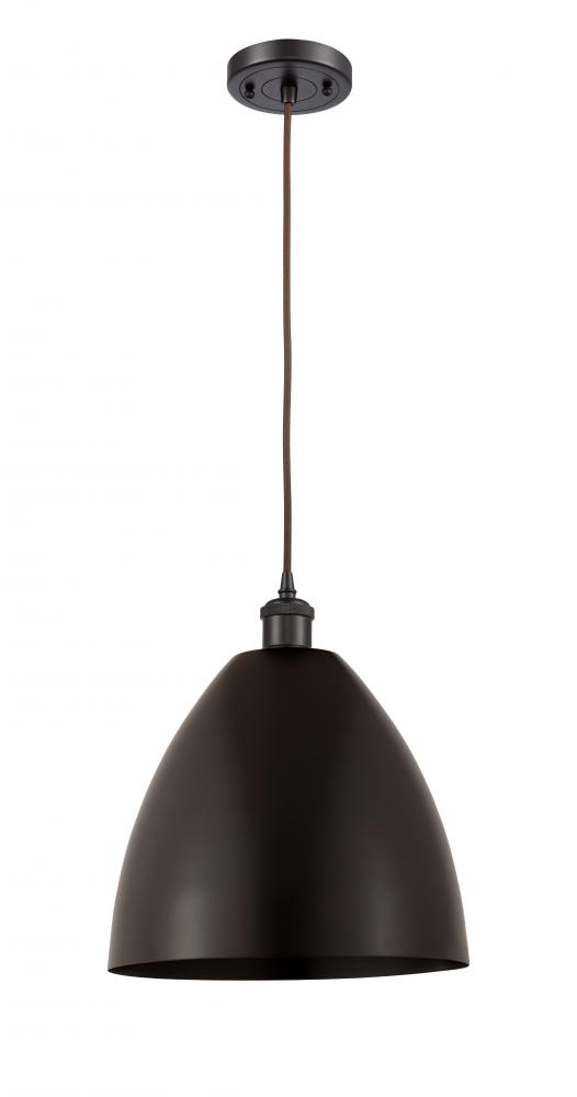 Bristol - 1 Light - 12 inch - Oil Rubbed Bronze - Cord hung - Mini Pendant