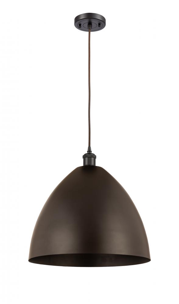 Bristol - 1 Light - 16 inch - Oil Rubbed Bronze - Cord hung - Mini Pendant