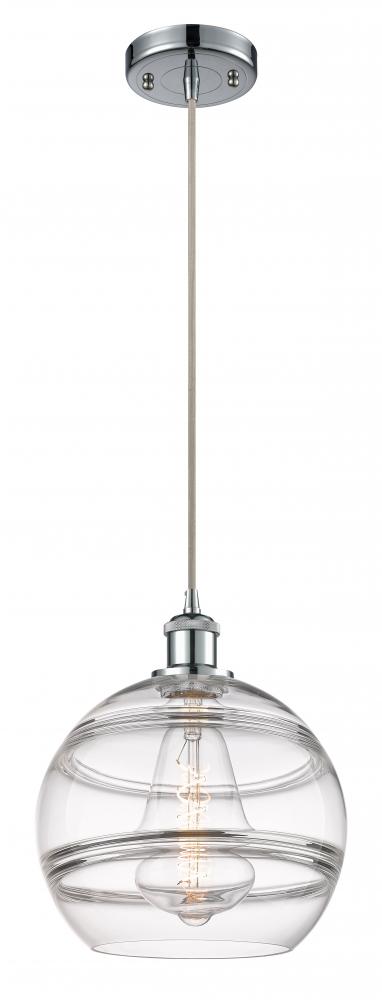 Rochester - 1 Light - 10 inch - Polished Chrome - Cord hung - Mini Pendant