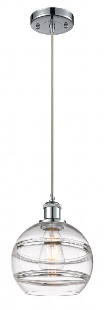 Rochester - 1 Light - 8 inch - Polished Chrome - Cord hung - Mini Pendant