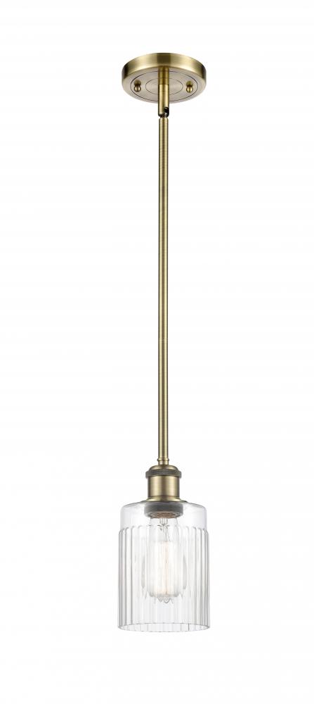 Hadley - 1 Light - 5 inch - Antique Brass - Mini Pendant