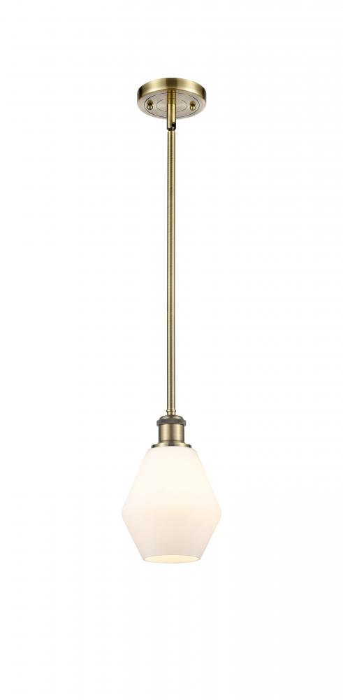 Cindyrella - 1 Light - 6 inch - Antique Brass - Mini Pendant