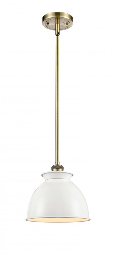 Adirondack - 1 Light - 8 inch - Antique Brass - Mini Pendant