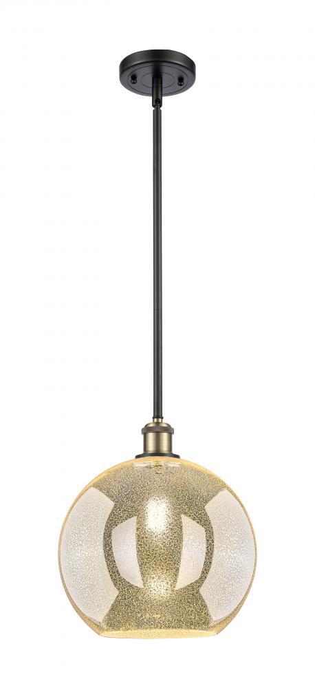 Athens - 1 Light - 12 inch - Black Antique Brass - Mini Pendant