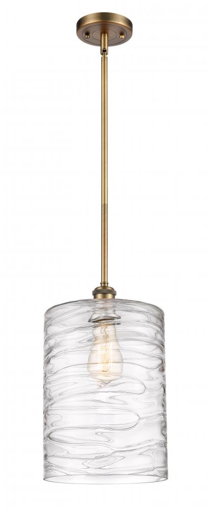 Cobbleskill - 1 Light - 9 inch - Brushed Brass - Mini Pendant