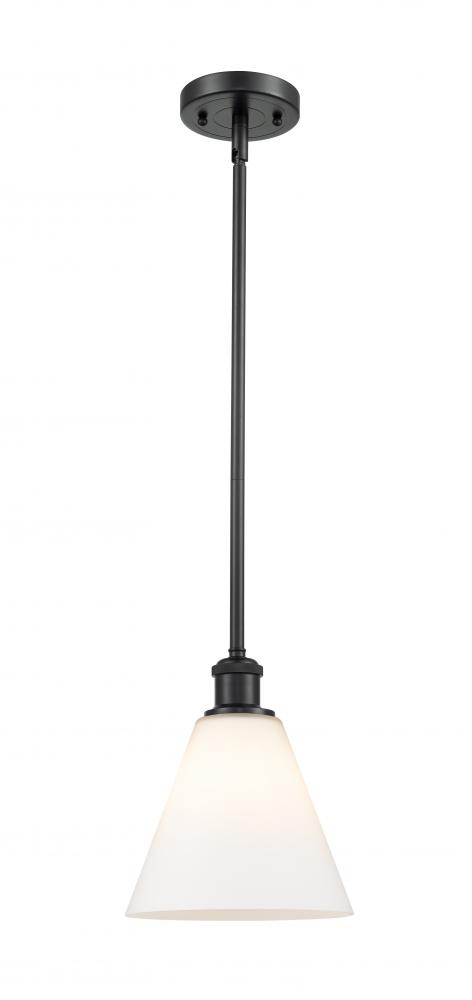 Berkshire - 1 Light - 8 inch - Matte Black - Mini Pendant