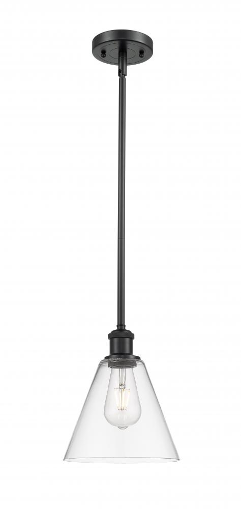 Berkshire - 1 Light - 8 inch - Matte Black - Mini Pendant