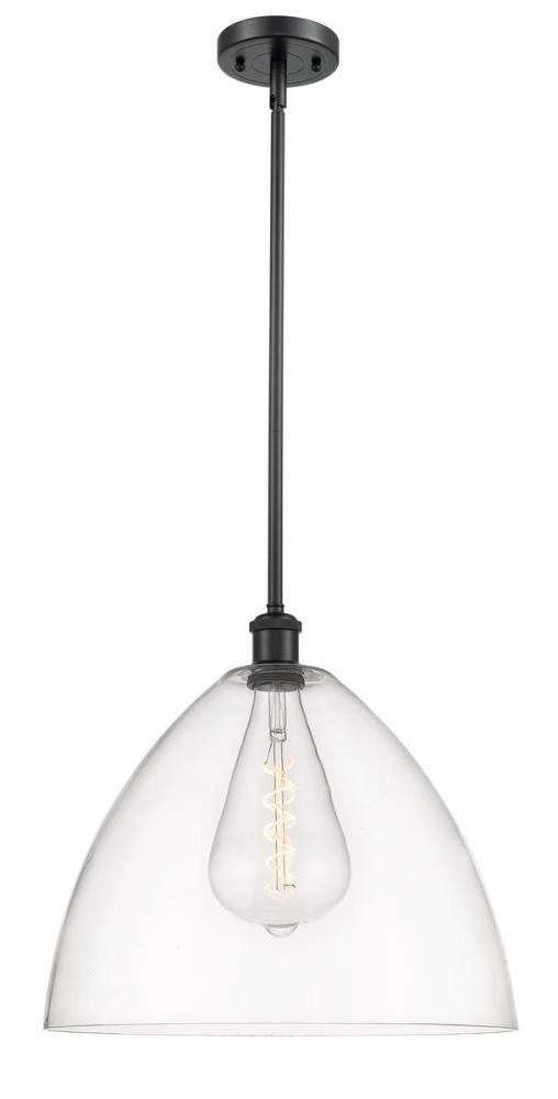 Bristol - 1 Light - 16 inch - Matte Black - Pendant